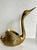Hollywood Regency Pair of Mid-Century Brass Figurative Swan Planters Cachepots For Sale - Image 3 of 10