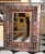 Stunning Large Hand-Made Reverse Painted Glass Paneled Mirror by Artist Robert Weiss, Peru For Sale - Image 9 of 14
