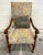 Late 20th Century Vintage Parker Southern French Louis XIII Regency Style Library Armchair For Sale - Image 5 of 12