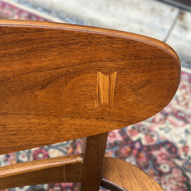 Mid 20th Century Mid-Century Modern Lane Acclaim Dining Captain's Chair For Sale - Image 5 of 11