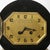 Metal Art Deco Emoy Mantelpiece Clock With Seated Flapper in the Manner of Chiparus For Sale - Image 7 of 17