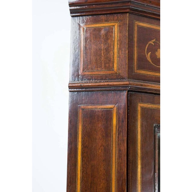 Late Victorian Marquetry Corner Cabinet For Sale - Image 6 of 8