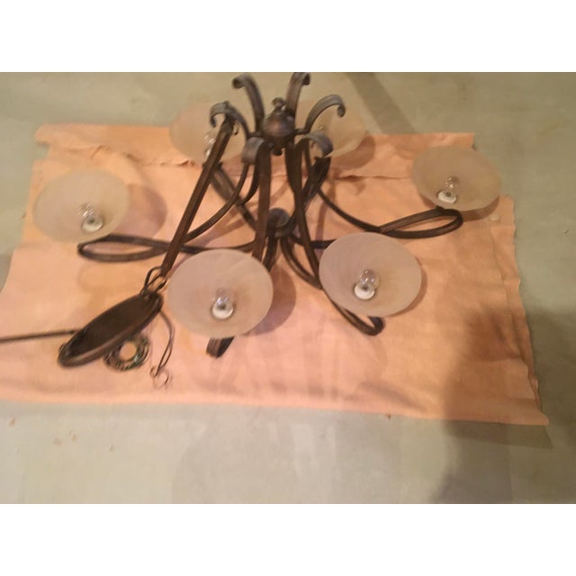 Transitional Pasquale Miranda for Feiss Chandelier For Sale - Image 3 of 7