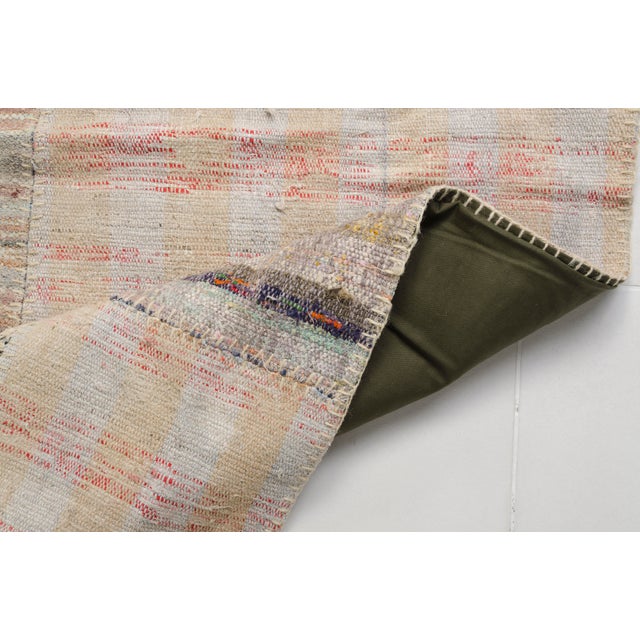 1960s Oversize Nautral Vintage Kilim Rug For Sale - Image 5 of 10
