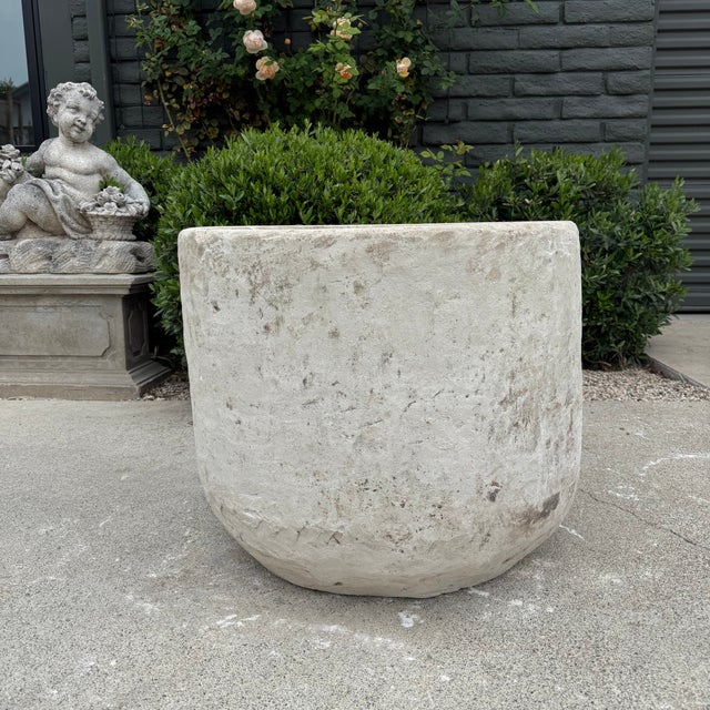 Contemporary Antique Limestone Trough 5926a For Sale - Image 3 of 8