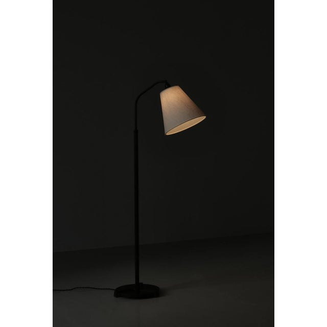 Danish Art Deco Floor Lamp in Patinated Bronze, 1930s For Sale - Image 15 of 17
