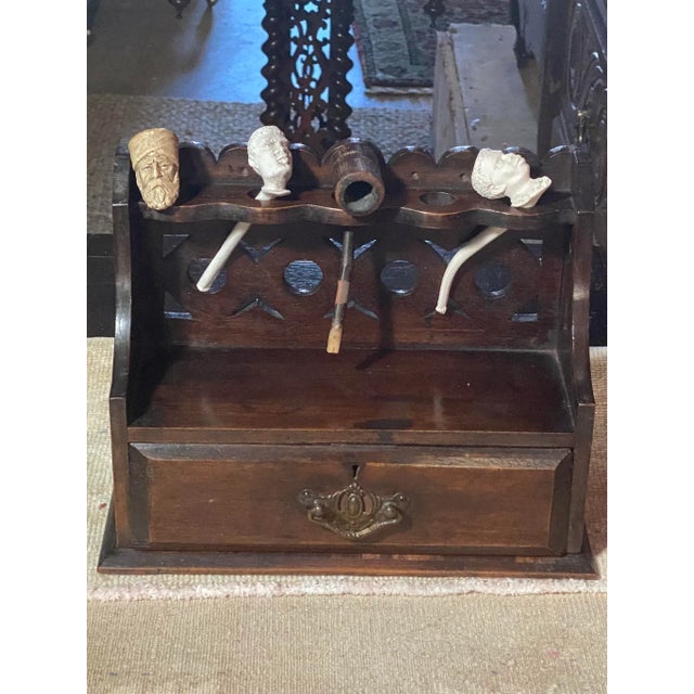 Late 19th Century English Pipe Cabinet With 4 Pipes For Sale - Image 10 of 13