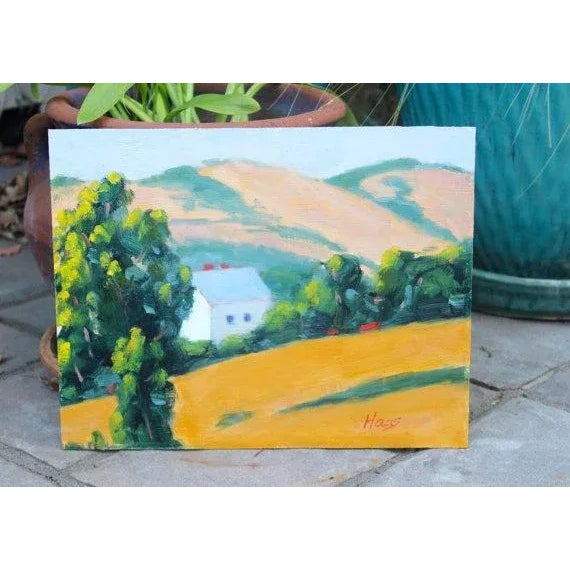 THE GUARD HOUSE #2 - Benicia, California - Original Oil Painting - Plein Air - Landscape - Home Decor - Wall Art - Golden...