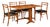 Mid-Century Fresco Drop Leaf Dining Table and Chairs from G-Plan, 1970s, Set of 5 For Sale