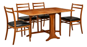 Mid-Century Fresco Drop Leaf Dining Table and Chairs from G-Plan, 1970s, Set of 5