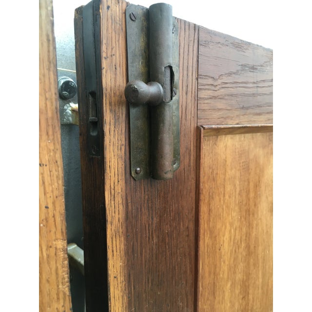 Antique Oak Wardrobe Door For Sale - Image 15 of 18
