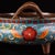 1980s Cloisonné Tripod Censer With Upright Ears - Blue Floral Enamel For Sale - Image 10 of 10