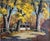 Vintage Impressionist Framed Fall Landscape Oil Painting For Sale - Image 4 of 9