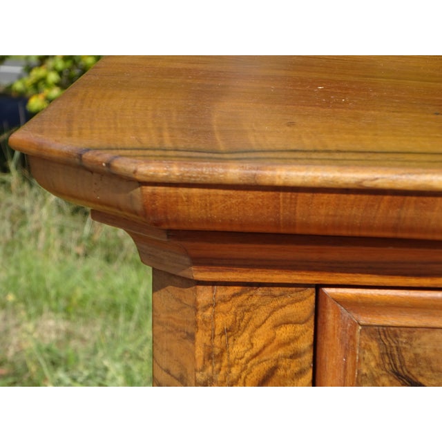 Louis Philippe Walnut Chest of Drawers, 19th Century For Sale - Image 11 of 18