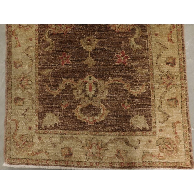 1990s Vintage Handmade Vegetable Dye Area Rug. For Sale - Image 5 of 13
