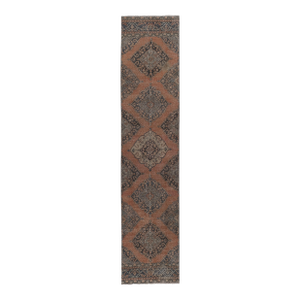 Turkish Oushak Runner Rug 2'11'' X 13'