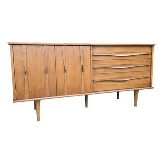 Mid Century Modern American Dresser Long Low Danish Vibes For Sale