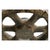 Wooden Wheel on Iron Base For Sale - Image 3 of 4