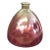 Vintage Ombré Rose Colored Molded Glass Vase. For Sale