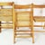Vintage Folding Chairs with Raffia, Germany, 1980s, Set of 5 For Sale - Image 13 of 16