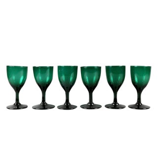 Antique Green Glasses - Collection of 61 For Sale
