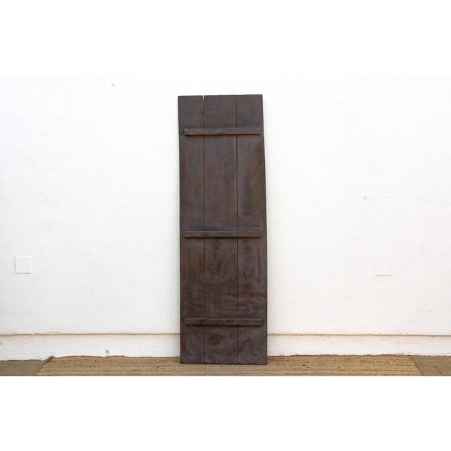 71" Tall Nupe Artisanal Carved Door For Sale In Los Angeles - Image 6 of 7