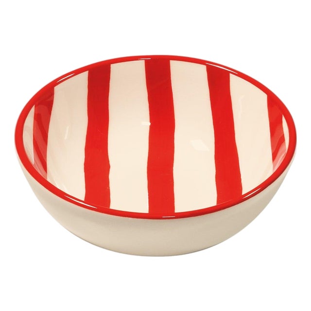 Lido Small Bowl Set of 4 - Red For Sale