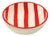 Lido Small Bowl Set of 4 - Red For Sale