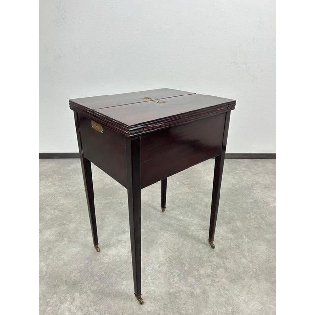 Wood Secession Smoking Table by Portois & Fix, 1890s For Sale - Image 7 of 13