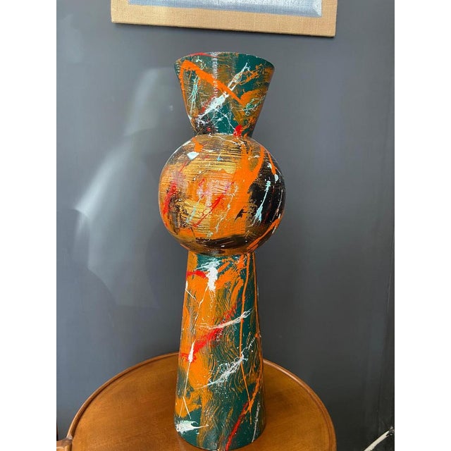 Metal Metal Vase by Silvio Formichetti, 2010s For Sale - Image 7 of 11