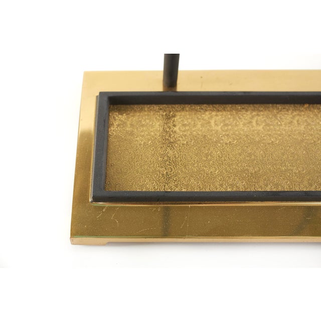 Metal Mid Century Modern Fireplace Tool Set - 4 Pieces For Sale - Image 7 of 13