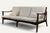 Beige Scandinavian Three-Seater Teak Sofa, 1960s For Sale - Image 8 of 18