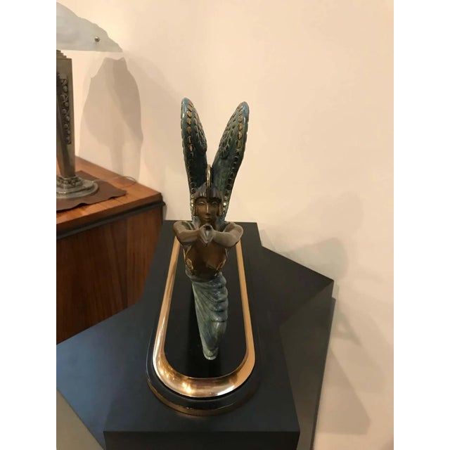 Bronze 1984 Erte LTD Ed "Angel" Bronze Sculpture by Romain De Tirtoff For Sale - Image 8 of 12