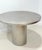 Vintage Brushed Stainless Steel Round Pedestal Dining Table For Sale In West Palm - Image 6 of 12