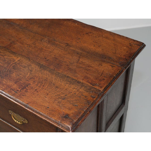 Antique William and Mary Jacobean Joined Oak Provisional Chest of Drawers, 1690 For Sale - Image 6 of 18