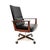 Mid-Century Modern Vintage Danish Leather Desk Chair by Arne Vodder for Sibast, 1960 For Sale - Image 3 of 11