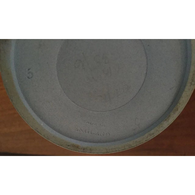 Neoclassical Antique Edwardian Wedgwood Light Blue Jasperware Vase For Sale - Image 3 of 10