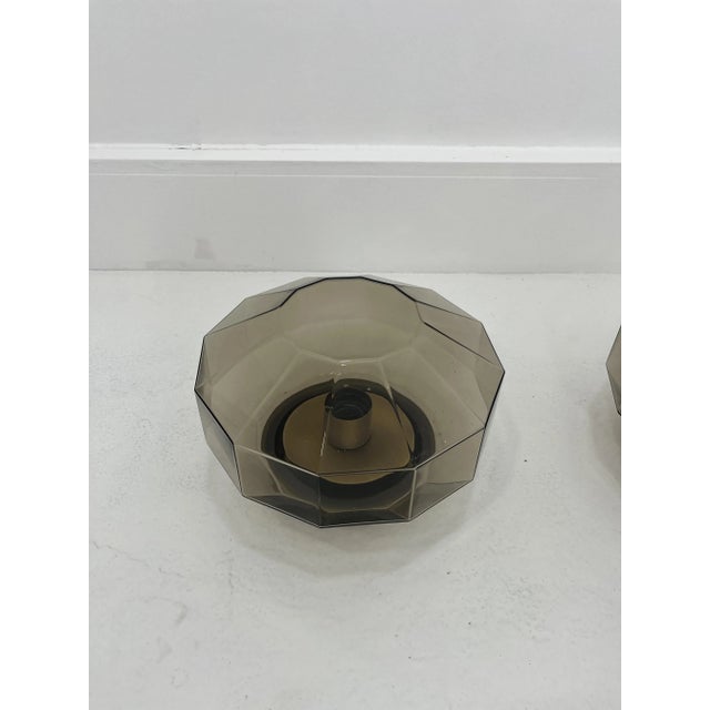 Mid-Century Modern Space Age Wall Lamps from Hillebrand, 1970s, Set of 2 For Sale - Image 4 of 17