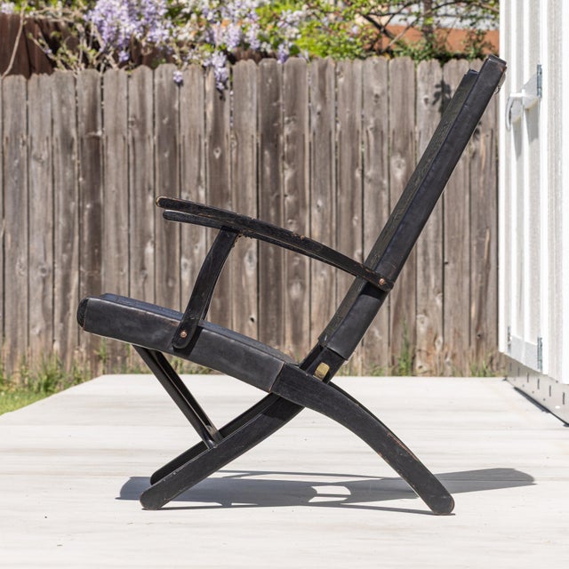 1960s Folding Lounge Chair Attributed to Angel Pazmiño for Muebles De Estilo For Sale - Image 10 of 17