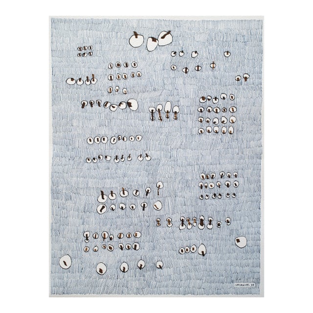 Contemporary Abstract Ink on Paper "Sans Titre 771" by Jérémie Iordanoff For Sale