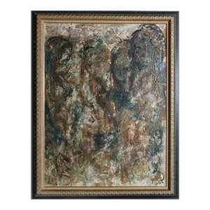 John Uht, Four Figures, Painting
