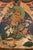 Emerald 19th Century Tibetan Thangka of the Guardian of the North and God of Wealth For Sale - Image 8 of 9