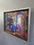 Mid-Century Modern 'Vibrant Interior' Vintage Original Expressive Interior Oil Painting, Framed For Sale - Image 4 of 12
