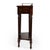 Charleston 1 Drawer Console Table, Dark Brown For Sale - Image 11 of 12