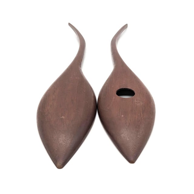 1960s Taverneau Wood Salad Servers, Set of 2 For Sale - Image 10 of 10