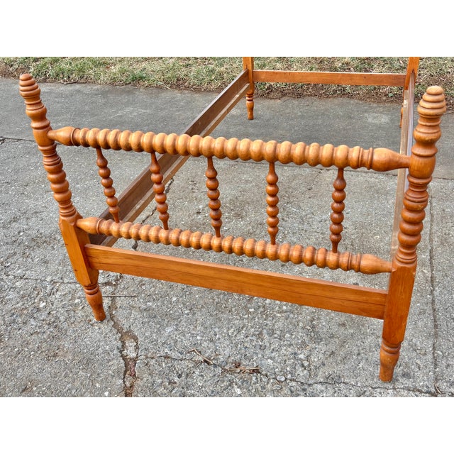 Vintage Twin Size Jenny Lind Spindle or Spool Bed For Sale - Image 13 of 16