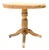 Vintage Turned Wood Pedestal Side Table For Sale
