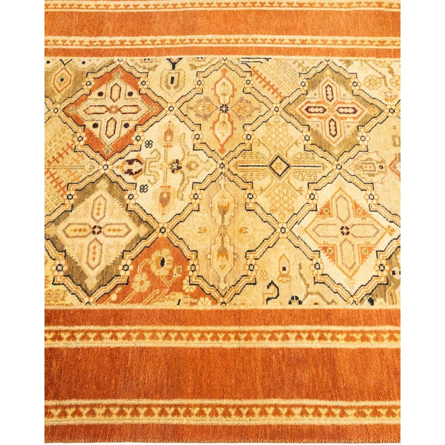 Solo Rugs Eclectic, One-of-a-Kind Hand-Knotted Area Rug - Brown, 3' 4" x 5' 0" For Sale - Image 4 of 8