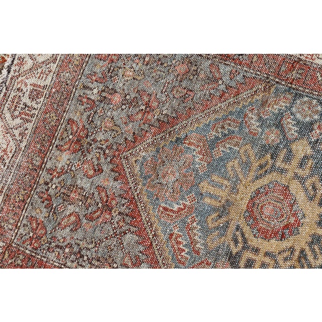 Antique Persian Hamadan Long Runner in Brown, Gray and Earth Tones 2'6 X 16'3 For Sale - Image 14 of 14