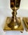 1960s Pair of Vintage American Solid Brass Neoclassical Candlestick Holders For Sale - Image 5 of 10
